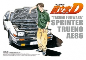 Aoshima ID-05(00320) 1/24 Takumi Fujiwara(藤原拓海)'s Toyota AE86 Sprinter Trueno "Comic Version 第1巻仕様" [頭文字D]