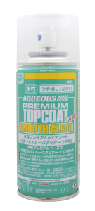 Mr Hobby B604 Mr PREMIUM Topcoat (Water-Based Spray 170ml) [Smooth Clear UV Cut - Matt]