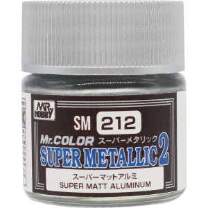 Mr Color Super Metallic SM212 Super Matt Aluminium (10ml)