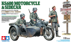 Tamiya 35384 1/35 Zündapp KS600 Motorcycle & Sidecar (W.W.II)